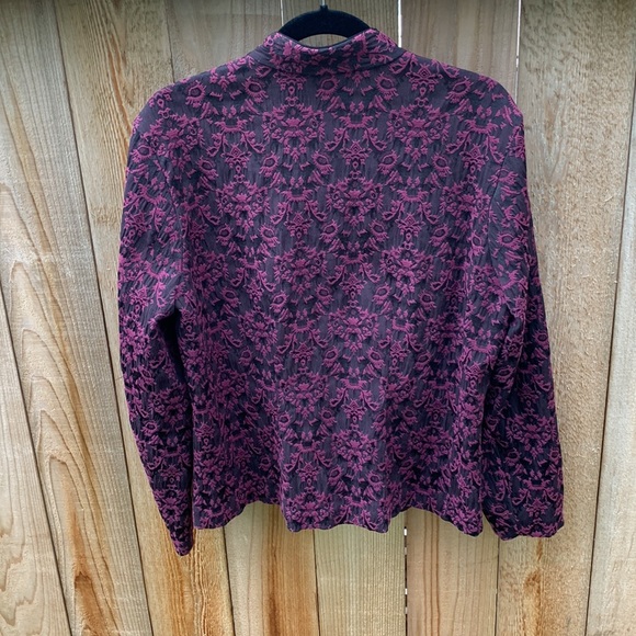 Nomadic traders Paisley coat black and wine red L - Picture 4 of 13